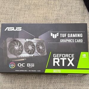 ASUS TUF Gaming GeForce RTX 3070 Graphics Card - Gray and Green